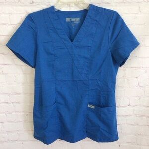 Grey’s Anatomy Professional Wear Blue Scrub Top - Size Small